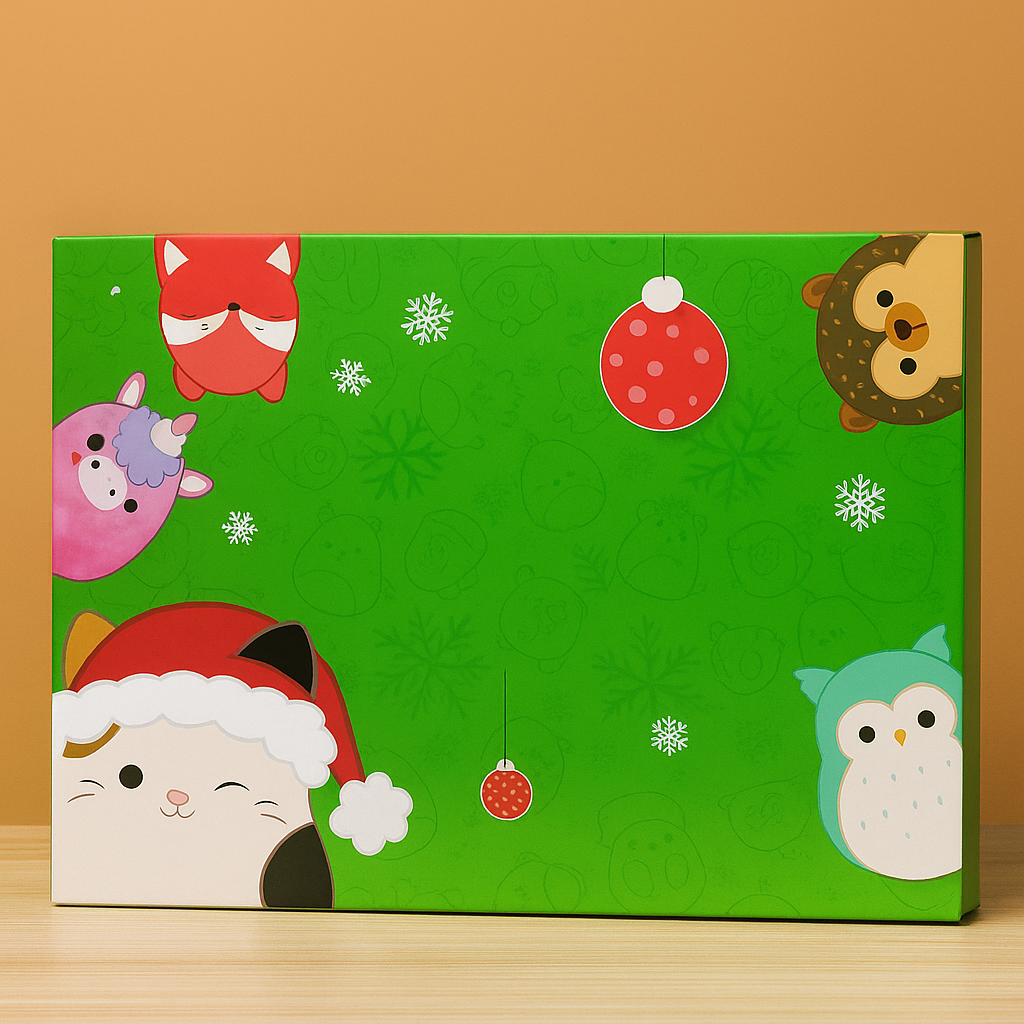 Adventskalender Plüschfiguren Set Kinder Geschenk