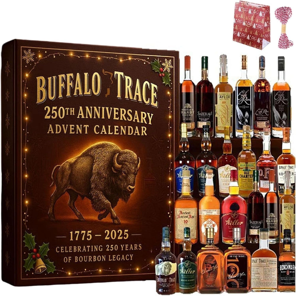 Adventskalender Whiskey Bourbon Geschenk-Countdown-Set