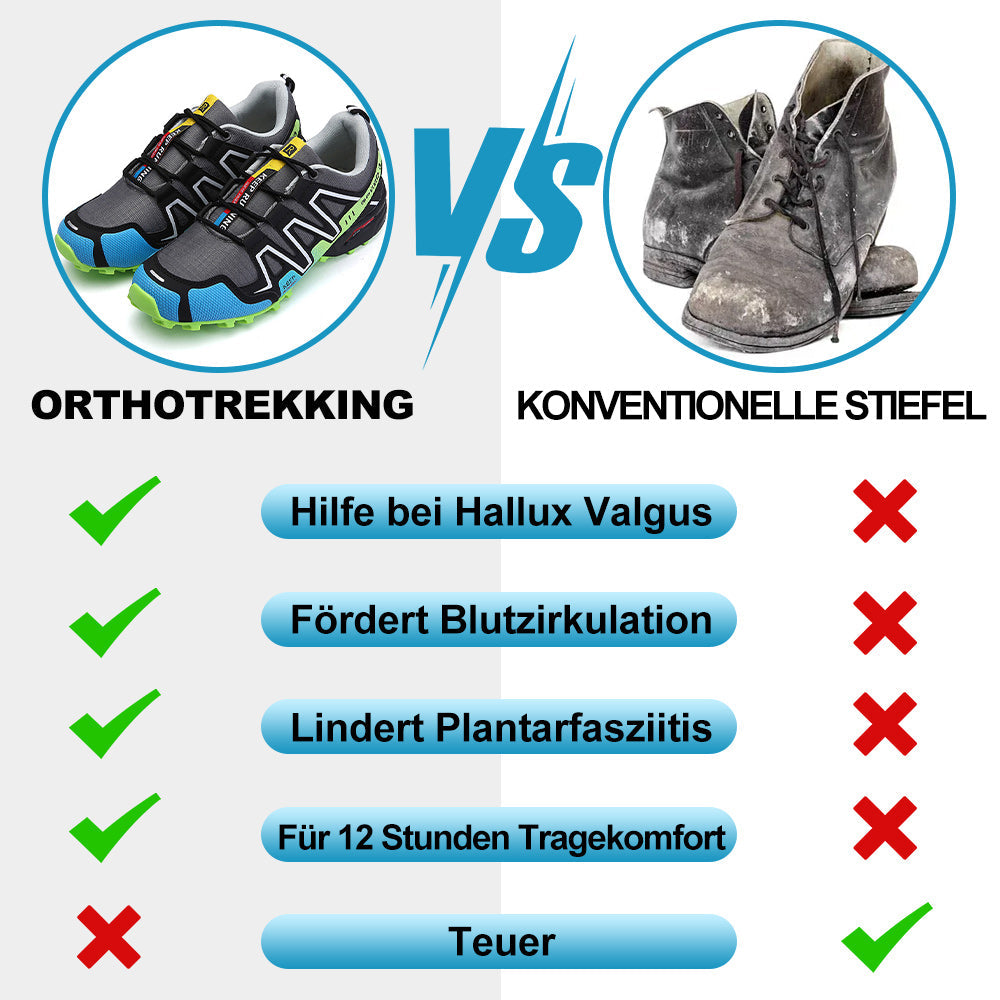 ErgoTrekking - Ergonomic and Pain-Relieving Hiking and Walking Shoes