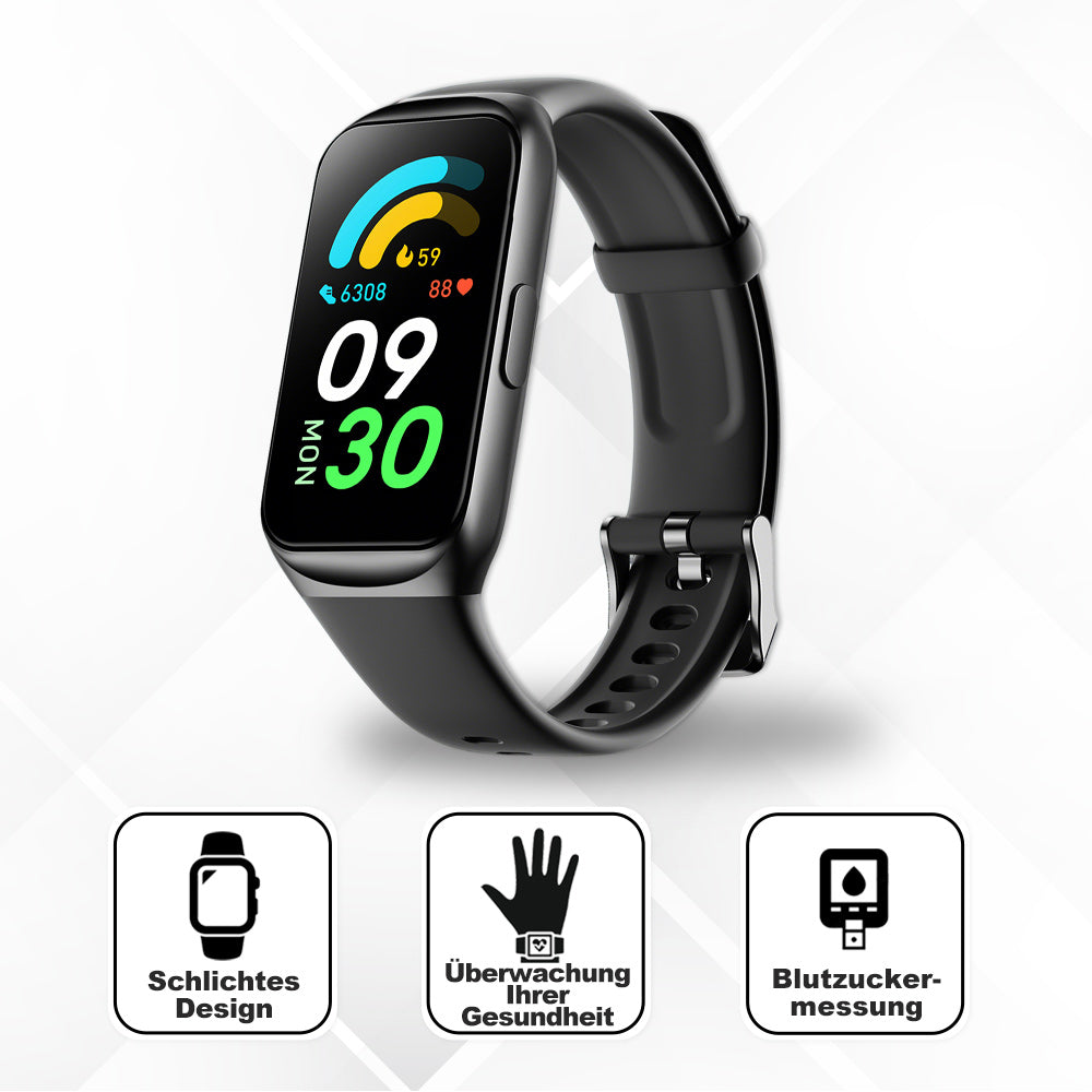 HealthCare - Medizinische Smartwatch Mit Echtzeit Blutzuckermessung