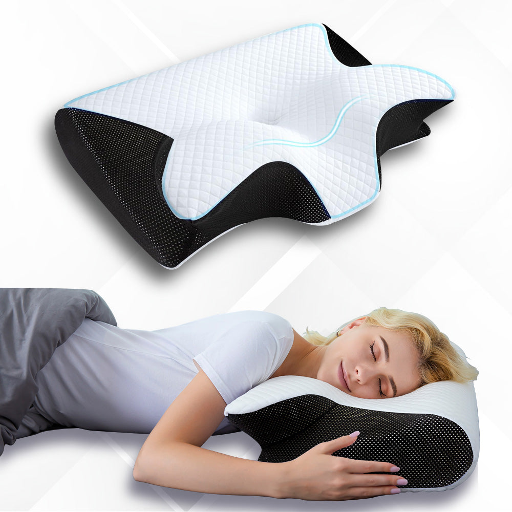 High-Quality Sleep Pillow - Ergonomically Shaped for Noticeable Pain Relief