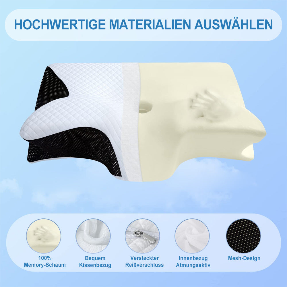 High-Quality Sleep Pillow - Ergonomically Shaped for Noticeable Pain Relief