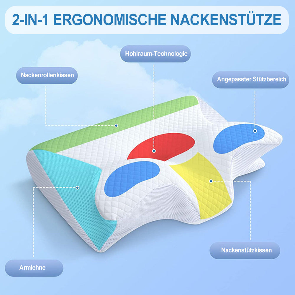 High-Quality Sleep Pillow - Ergonomically Shaped for Noticeable Pain Relief