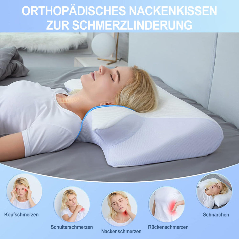 High-Quality Sleep Pillow - Ergonomically Shaped for Noticeable Pain Relief