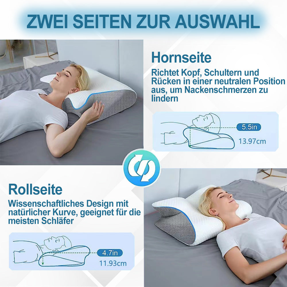 High-Quality Sleep Pillow - Ergonomically Shaped for Noticeable Pain Relief