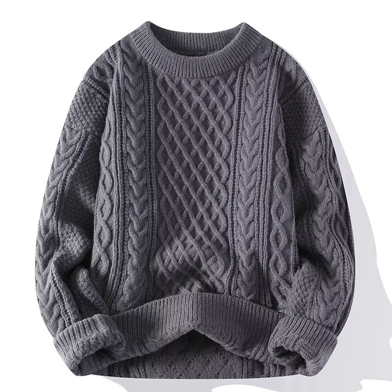 Herren Kabelstrick Wollpullover | Klassisches Design und zeitloser Stil
