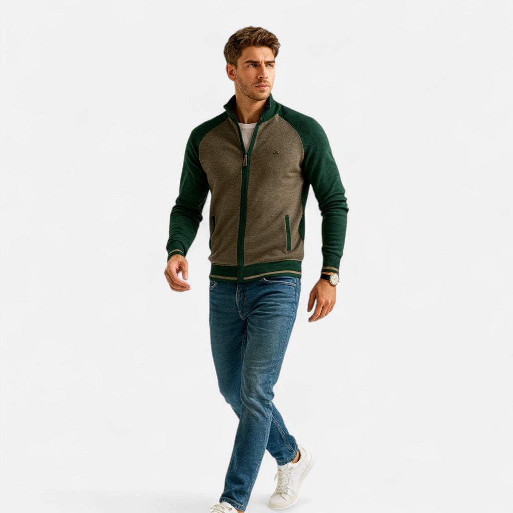 Herren Zip-Pullover aus Baumwolle | Raffinierter Komfort für kühlere Jahreszeiten