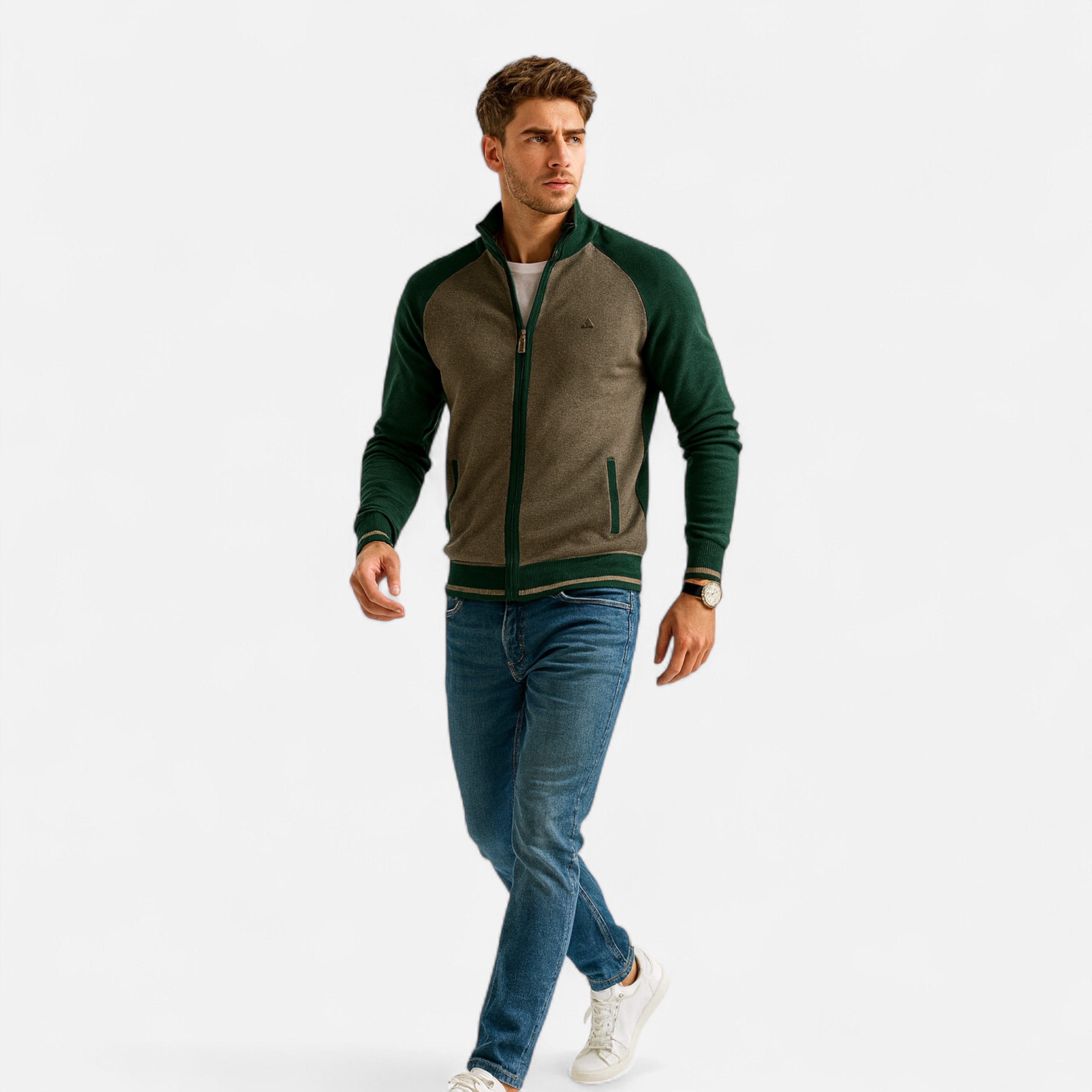 Herren Zip-Pullover aus Baumwolle | Raffinierter Komfort für kühlere Jahreszeiten
