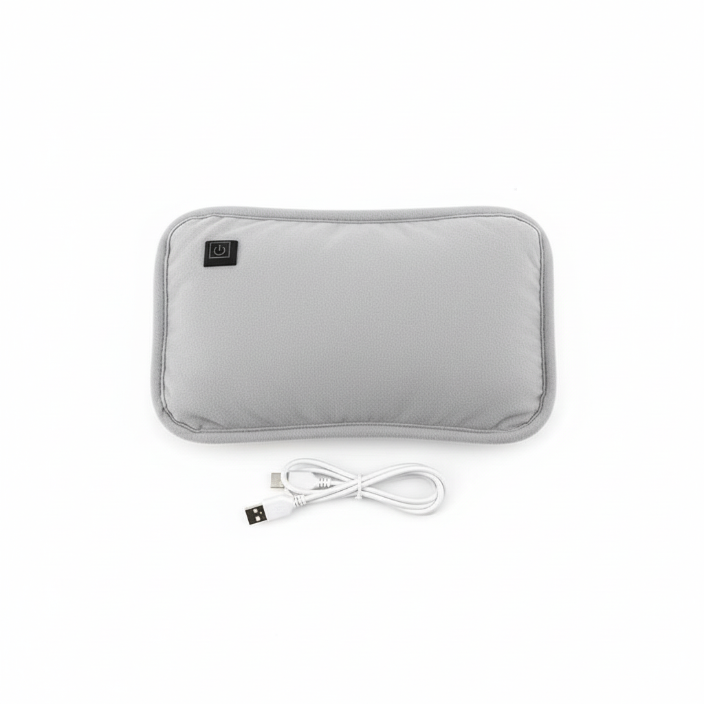 Ripob | Tragbare Graphen-Heizdecke | USB Wiederaufladbar | 3 Temperaturstufen | Ergonomischer Hand- & Bauchwärmer | Mit intelligenter automatischer Abschaltung