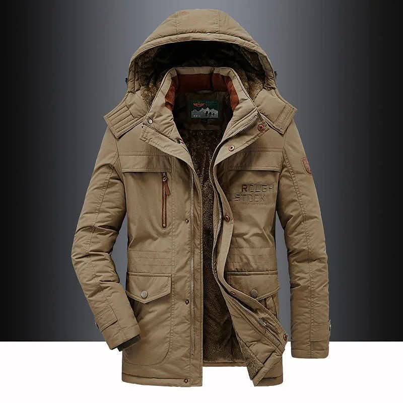 GlacierWear – Parka chaude avec doublure polaire coupe-vent