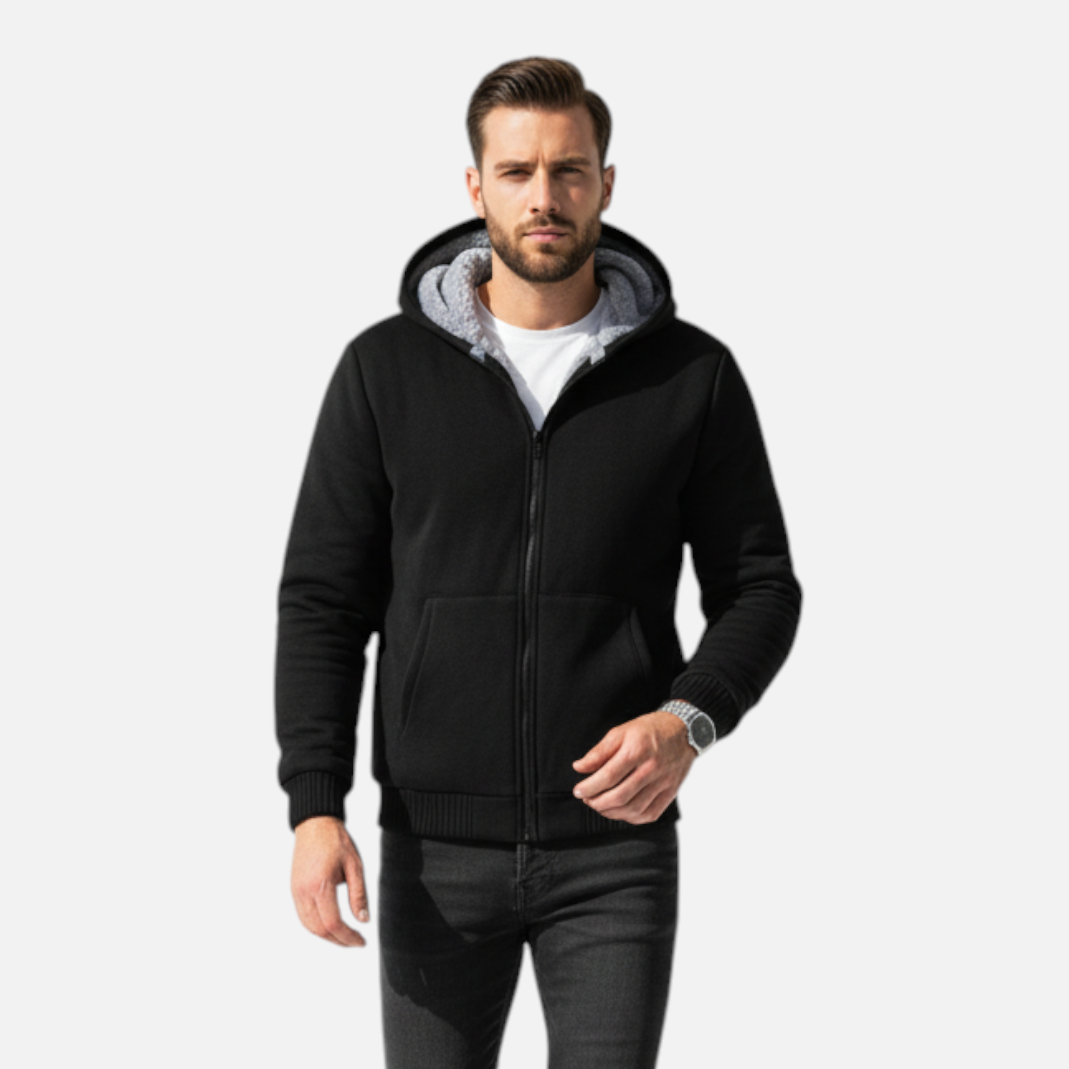 Herren Fleece Hoodie | Weich, Warm & Entspannt für den Alltag