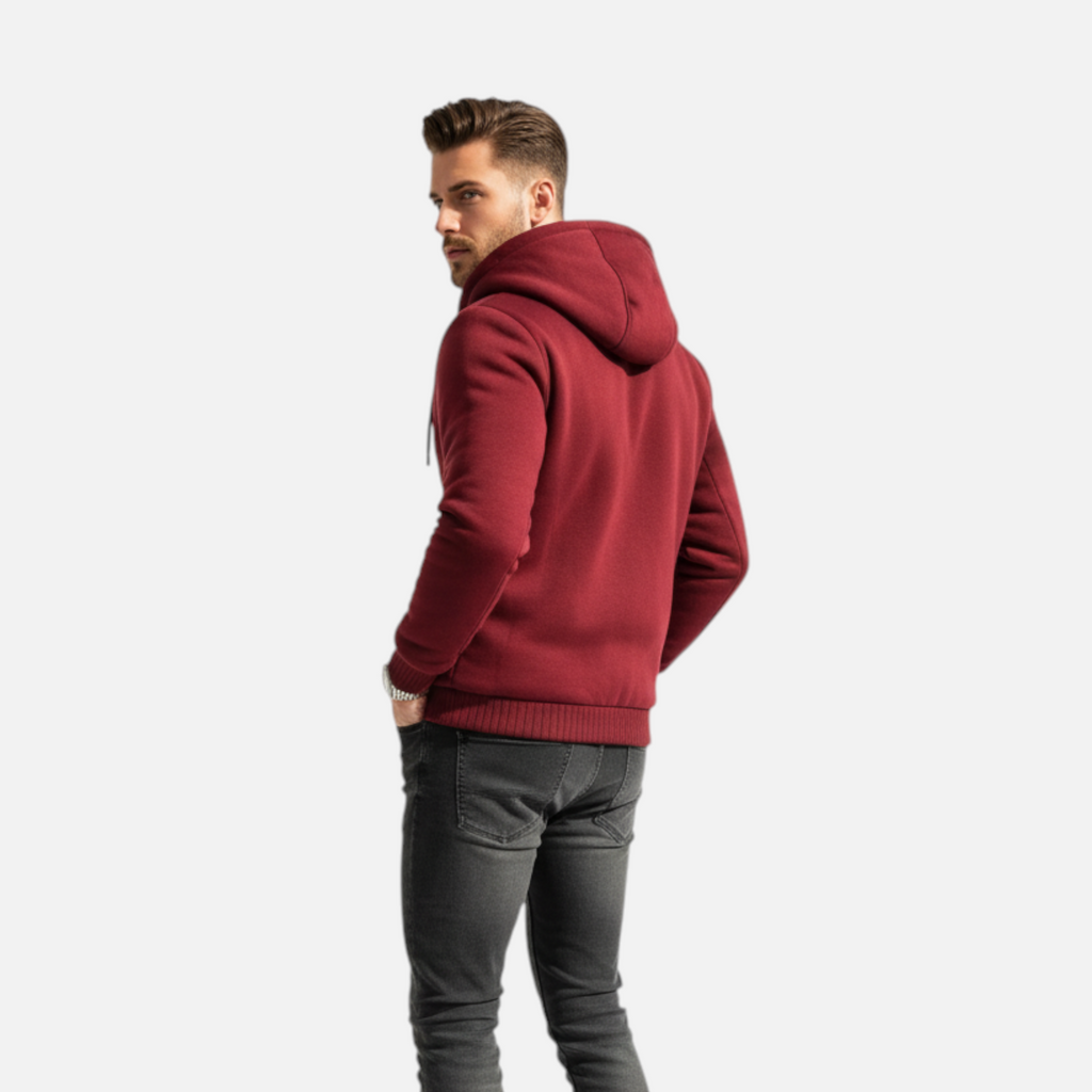 Herren Fleece Hoodie | Weich, Warm & Entspannt für den Alltag