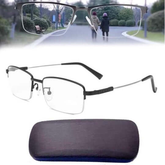 Ripob | Optivista Multifokale Brillen mit automatischer Sehkorrektur und Blaulichtfilter