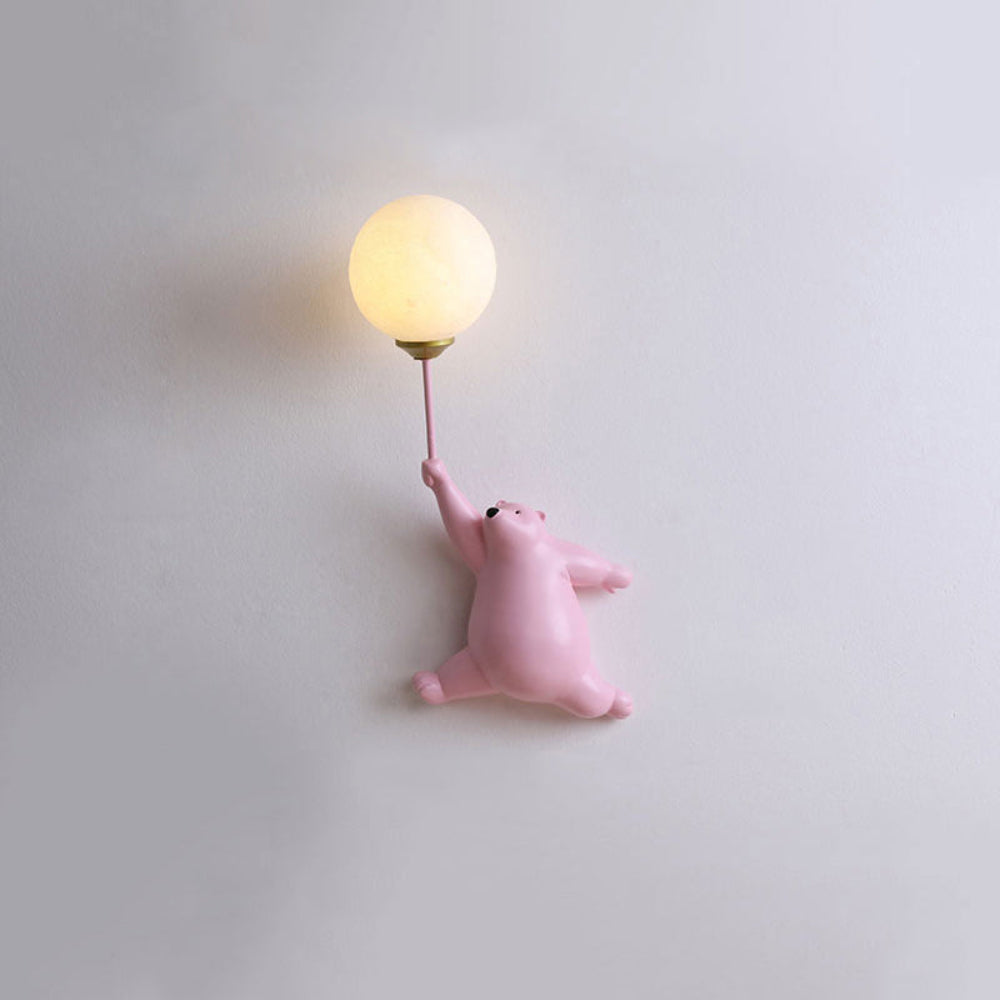 GlowBuddy - Lampa ścienna w kształcie misia balonowego
