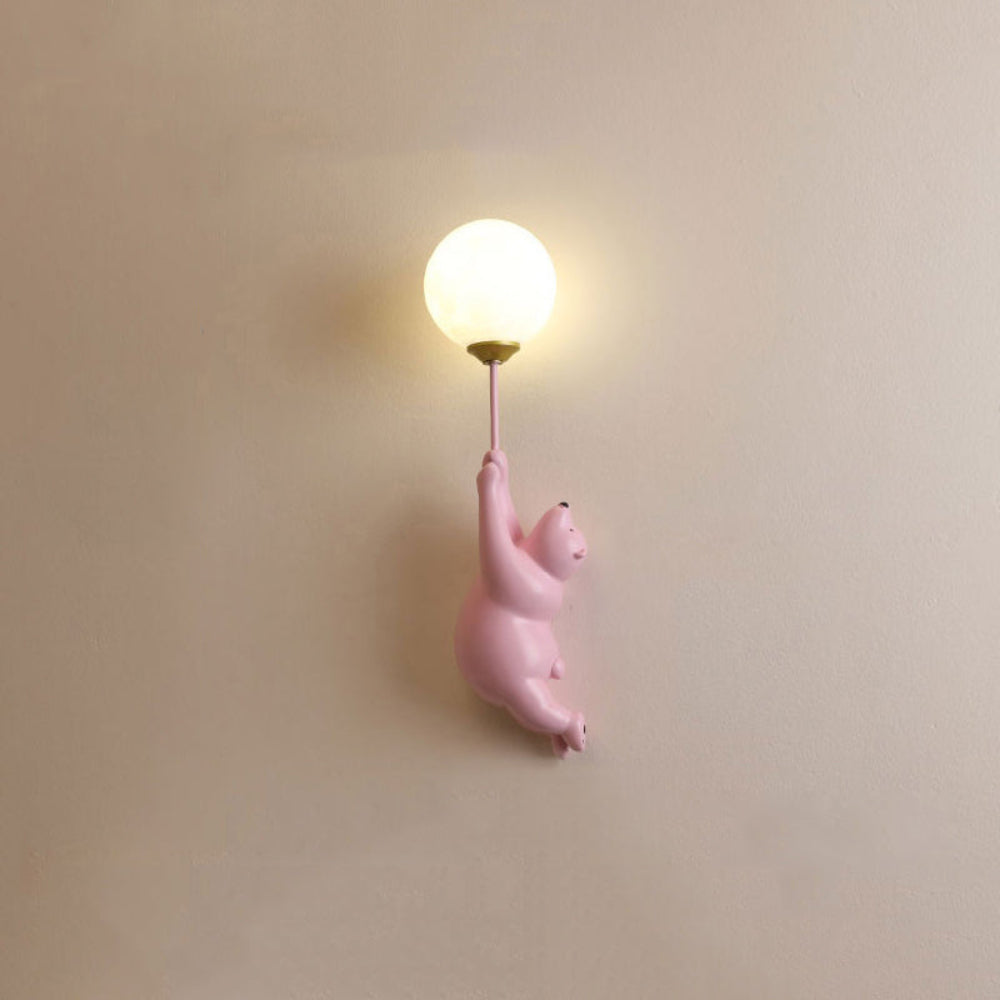 GlowBuddy - Lampa ścienna w kształcie misia balonowego