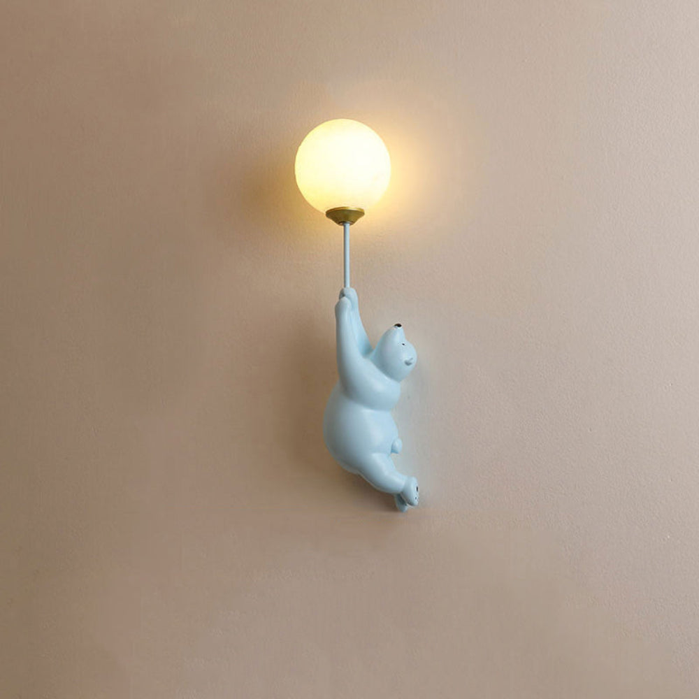 GlowBuddy - Lampa ścienna w kształcie misia balonowego