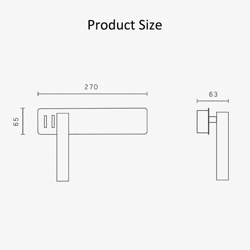 Ripob | Drehbare LED-Lese-Wandleuchte für das Bett