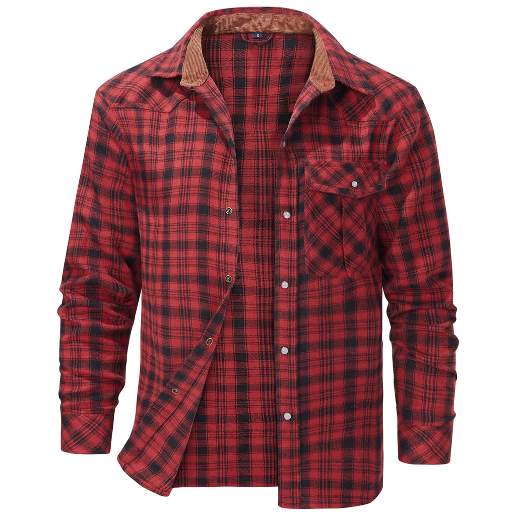 Men's Flannel Shirt | Soft Feel and Casual Style