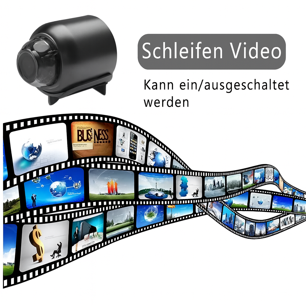 Mini-Überwachungskamera Wi-Fi Nachtsicht Bewegungserkennung