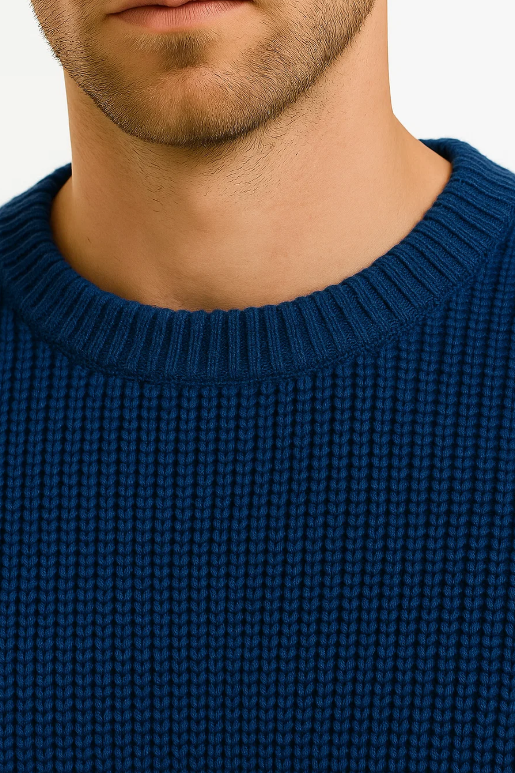 Pull en maille pour homme | Coupe oversize et texture côtelée