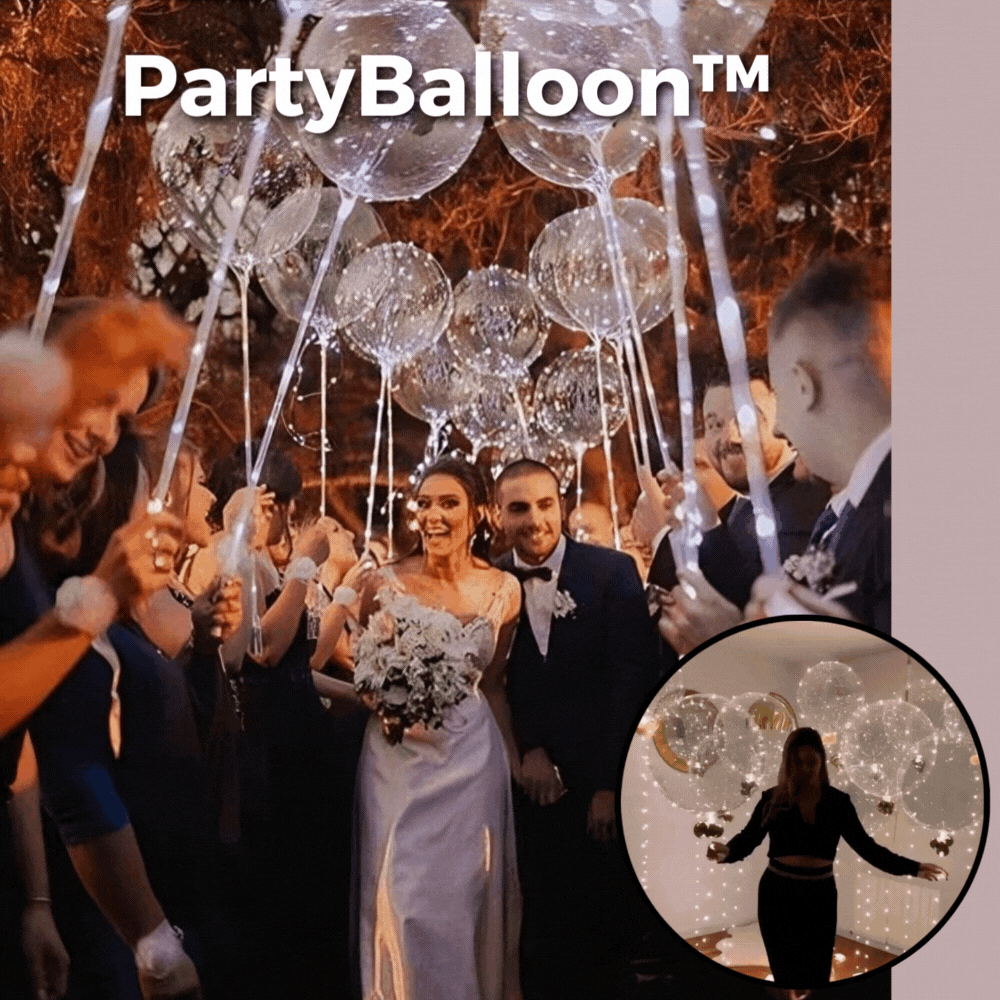 5+5 KOSTENLOS | PartyBalloon™ - Wiederverwendbare LED Ballons [Letzter Tag Rabatt]