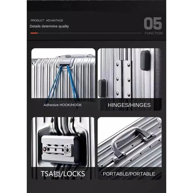 Aluminium-Magnesium-Hartschalenkoffer – Sarajevo