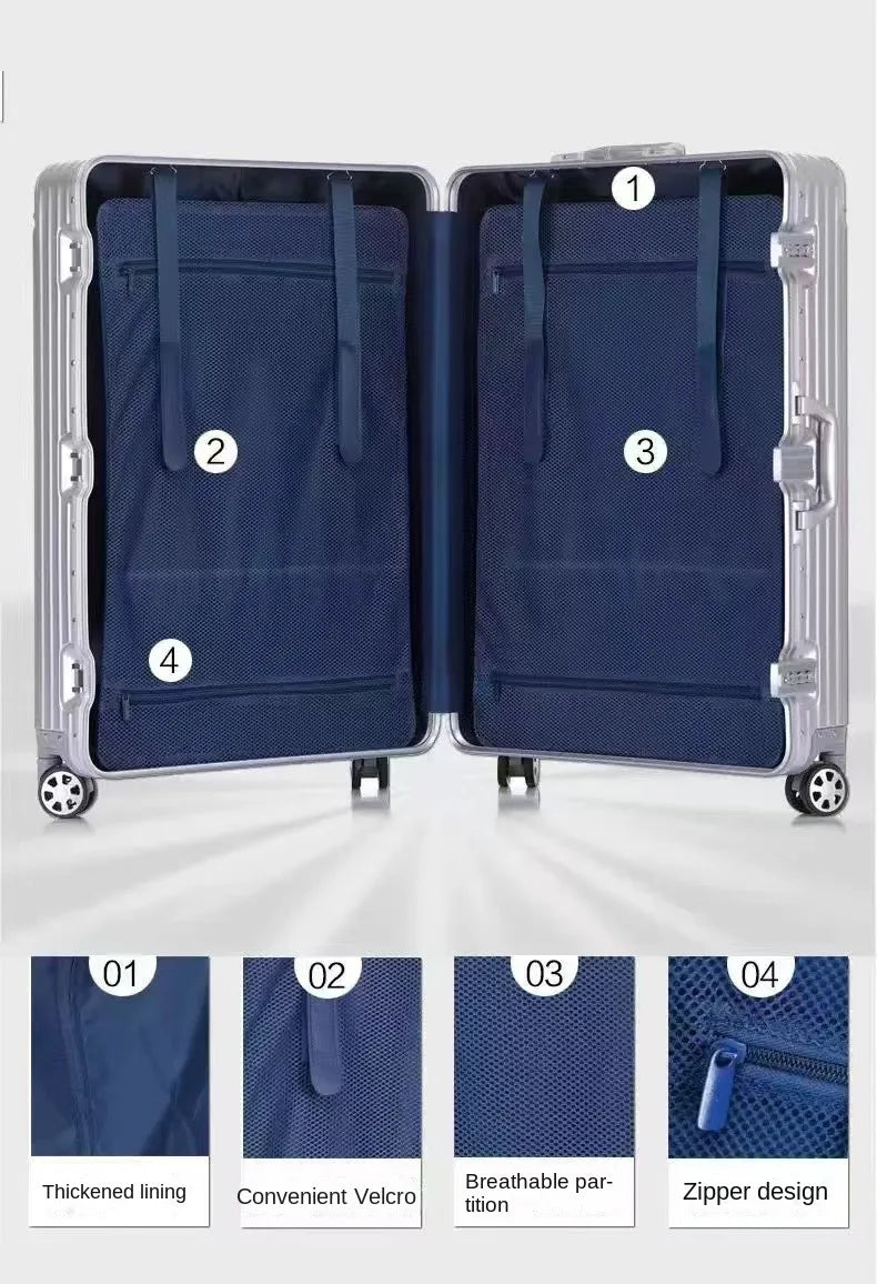 Walizka z twardą skorupą z aluminium i magnezu – Sarajewo