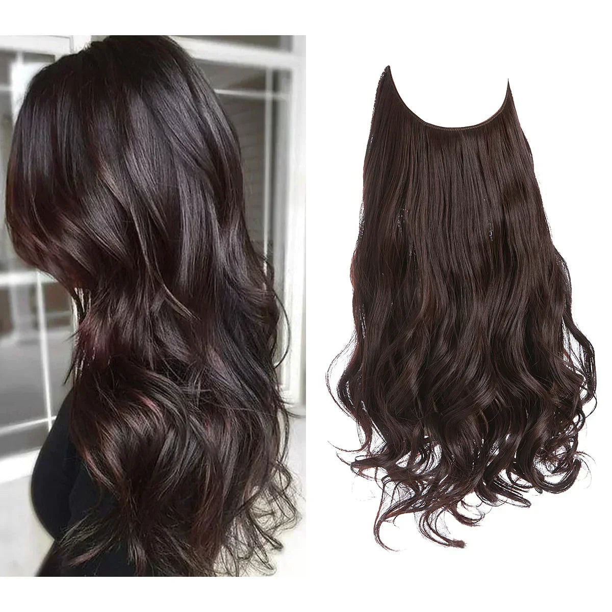 SecretHair | Premium Echthaar-Extensions | 100% REMY-Qualität | Nahtloses Volumen & Länge | Natürlicher Glanz | Hitzebeständig & Langlebig