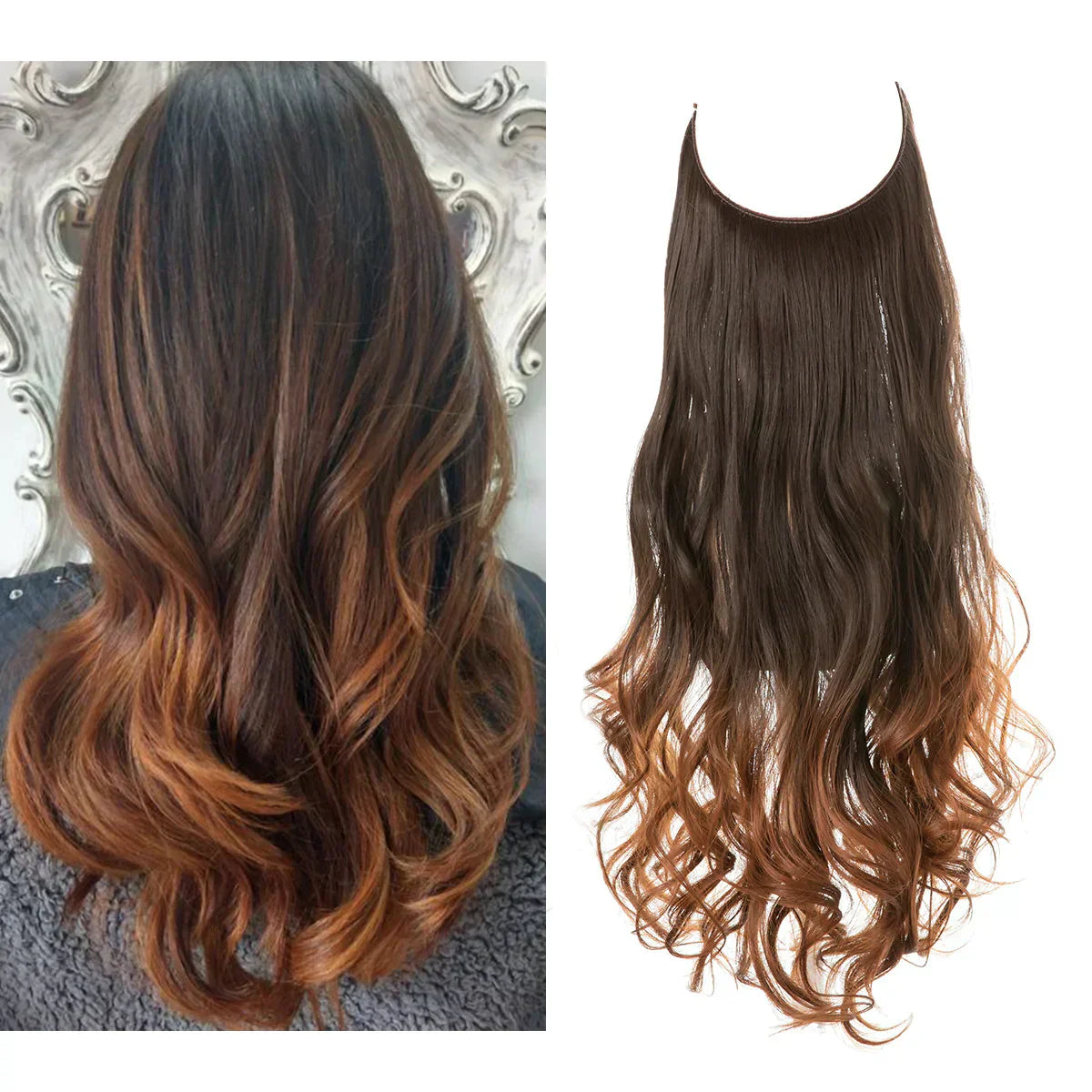 SecretHair | Premium Echthaar-Extensions | 100% REMY-Qualität | Nahtloses Volumen & Länge | Natürlicher Glanz | Hitzebeständig & Langlebig