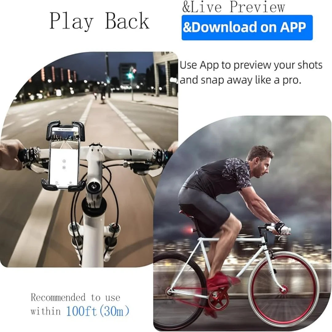 4K Mini WiFi Action Kamera, tragbar, wasserdicht, Magnetclip, 360° Mount
