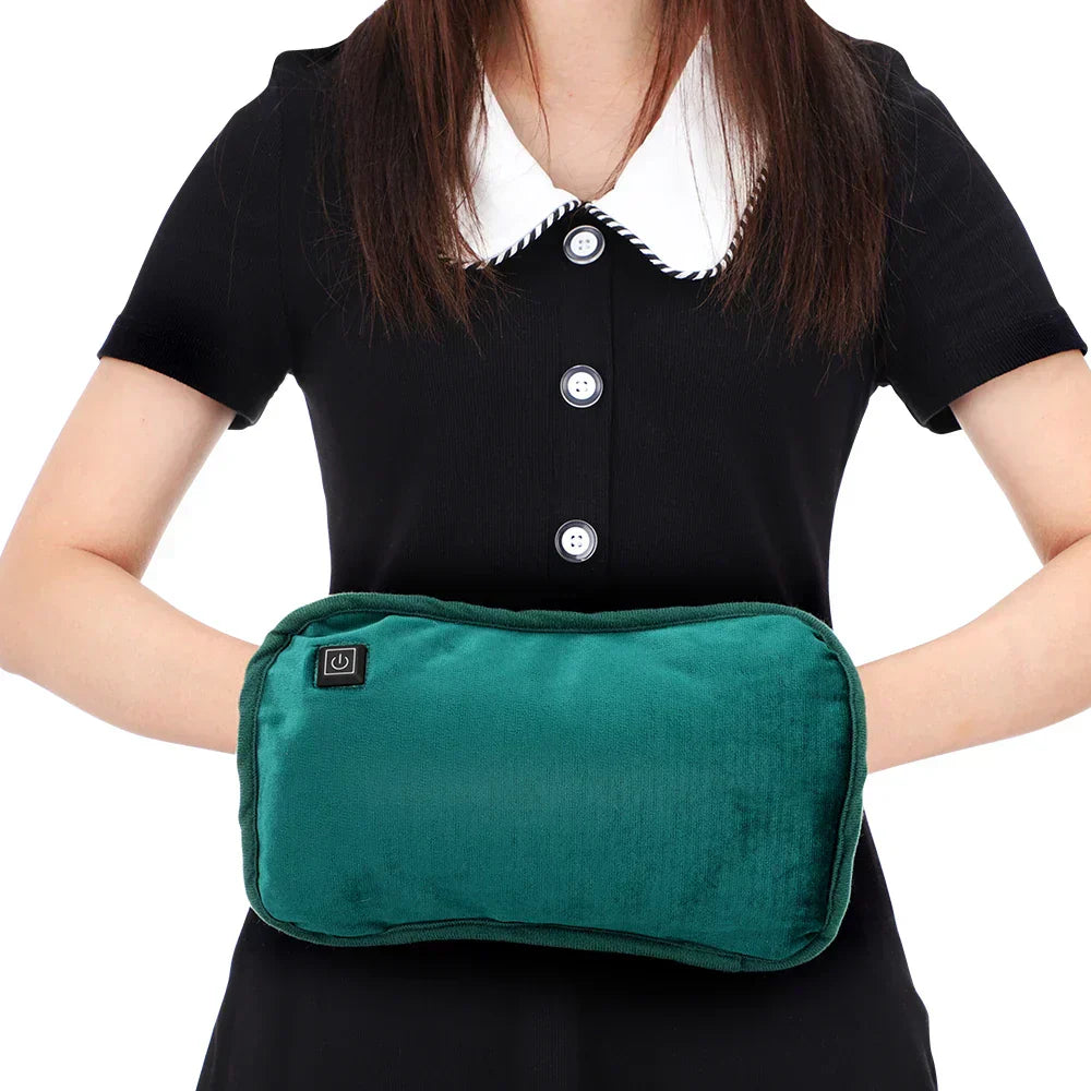 Ripob | Tragbare Graphen-Heizdecke | USB Wiederaufladbar | 3 Temperaturstufen | Ergonomischer Hand- & Bauchwärmer | Mit intelligenter automatischer Abschaltung