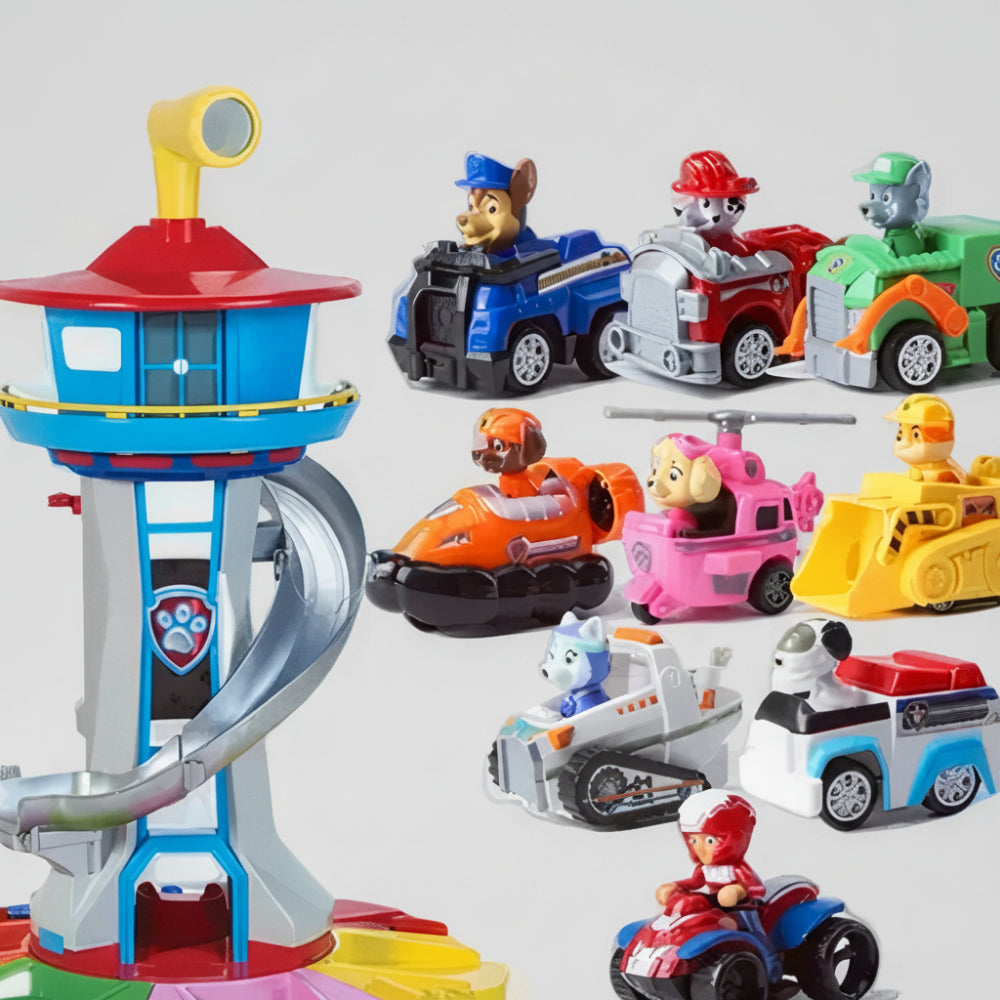 Toy Car Play Tower Slide Educational Toy for Children