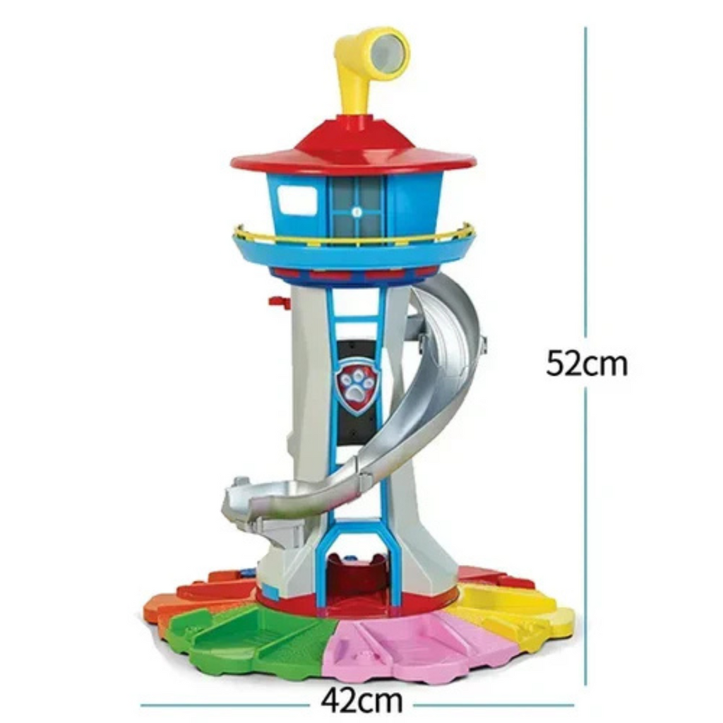 Toy Car Set with Slide and Observation Tower