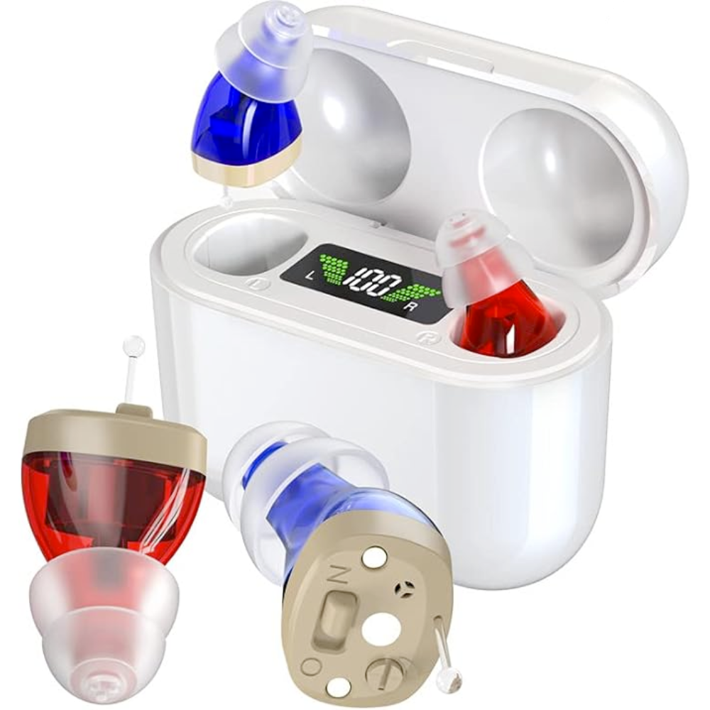 Diskretes wiederaufladbares Hörgerät