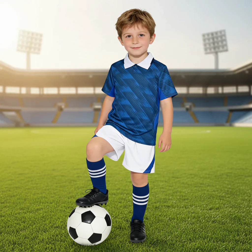 Frankreich Weltmeisterschaft Trikot 2026 Kinder Set Fußballset