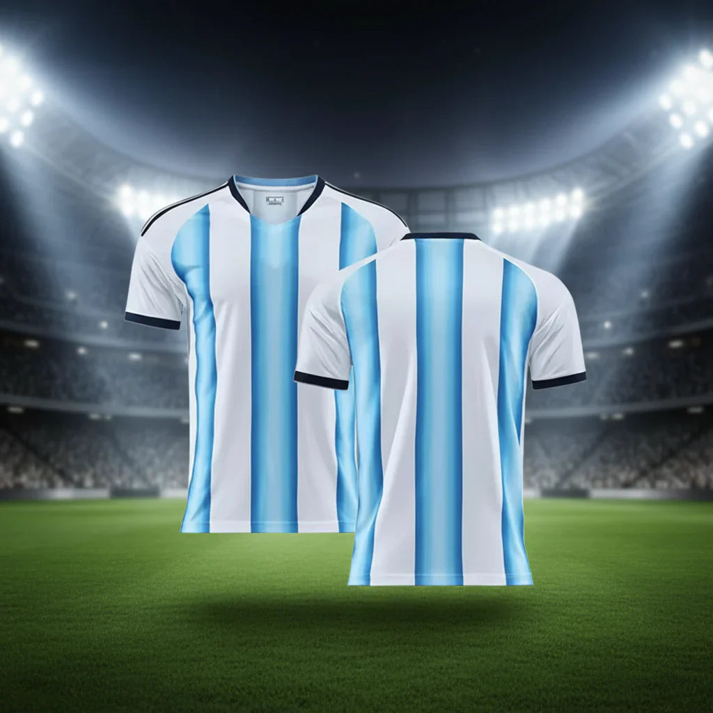 Argentinien Weltmeisterschaft Trikot 2026 Herren Atmungsaktiv Set