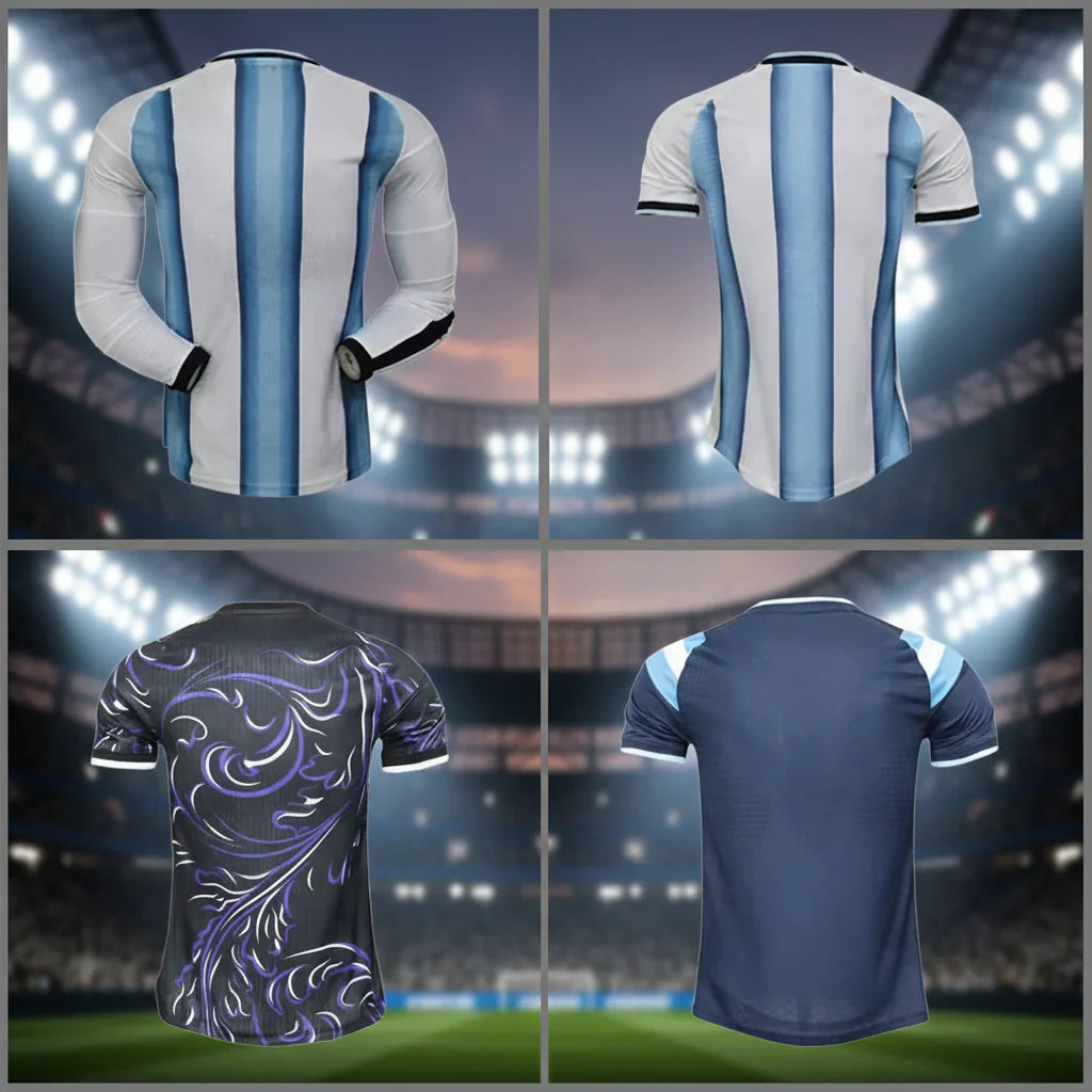 Argentinien Weltmeisterschaft Trikot 2026 Fußballtrikot Herren Kurzarm