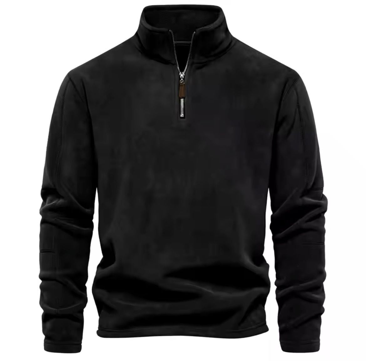 Herren Stehkragen Fleece-Pullover | Warm, Bequem und Modernes Design