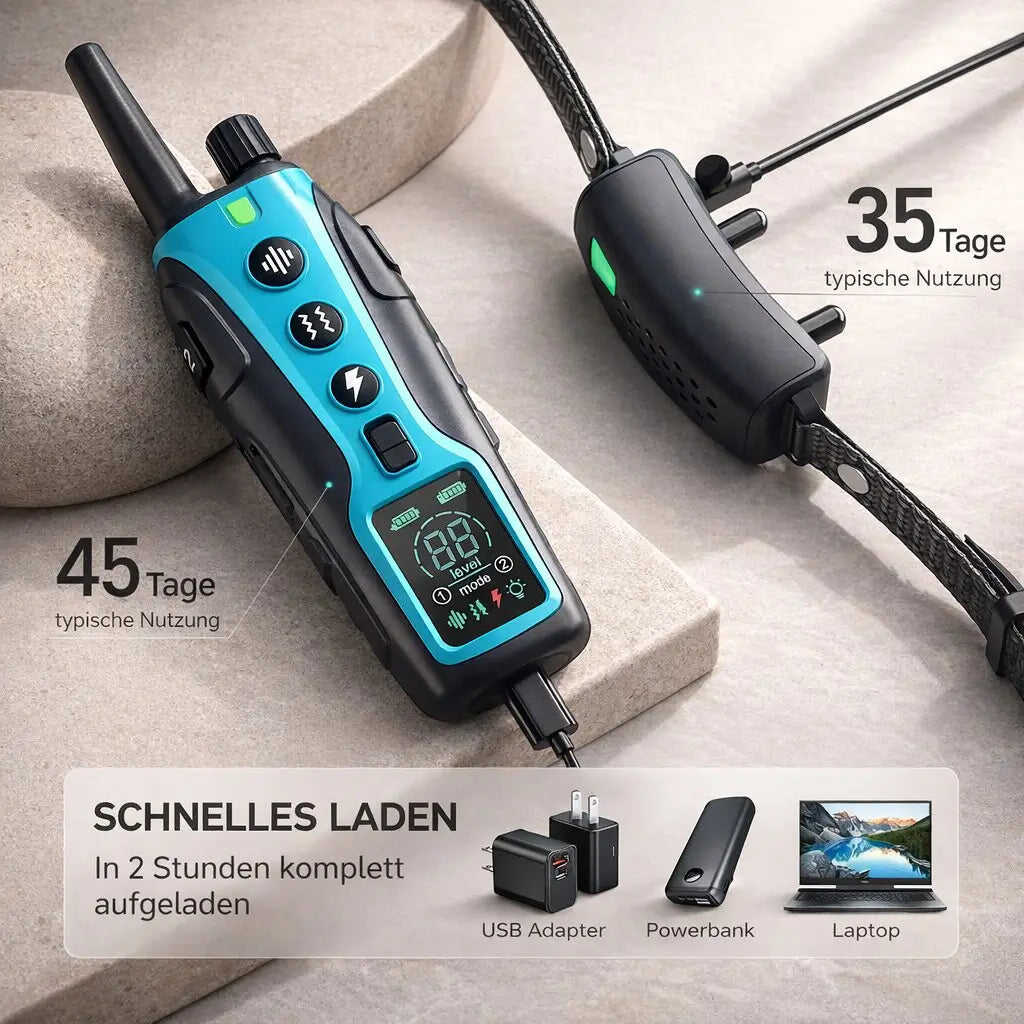 Antibell-Halsband für Hunde | Hundetraining-Halsband mit Fernbedienung | Hundetraining-Halsband | Canivaro