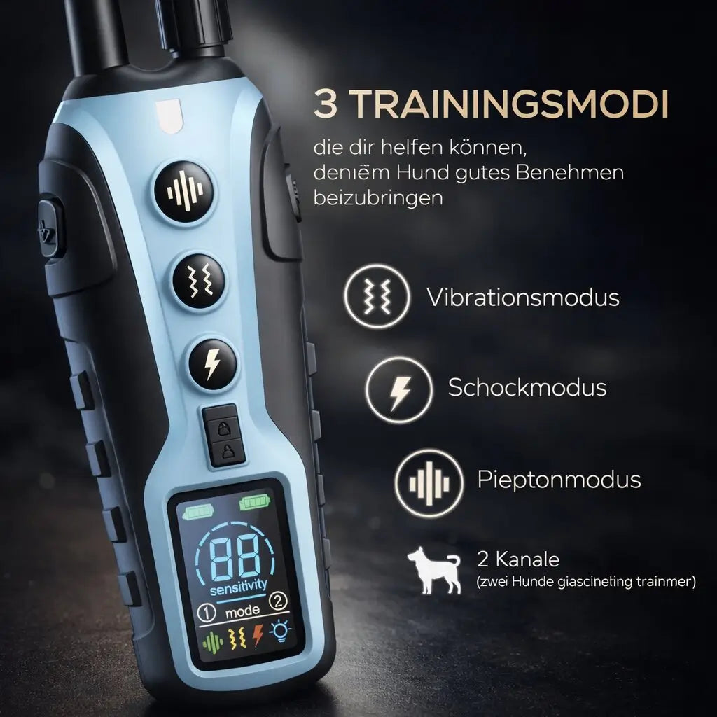 Antibell-Halsband für Hunde | Hundetraining-Halsband mit Fernbedienung | Hundetraining-Halsband | Canivaro
