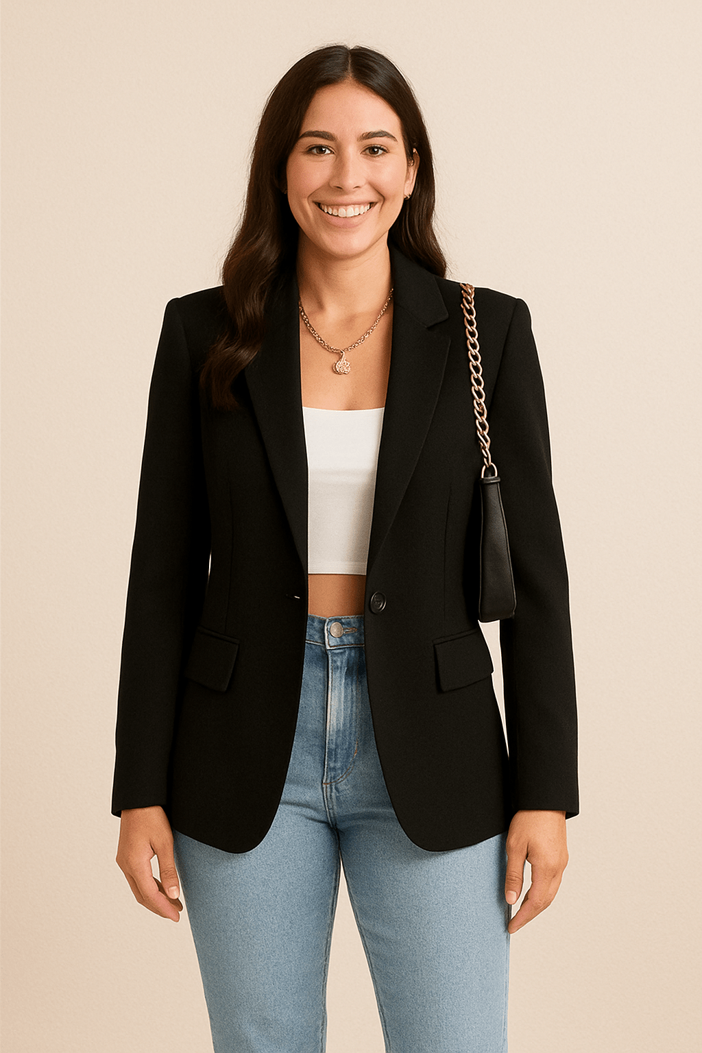 Damenmode Blazer – Maßgeschneiderte Streetwear-Chic Jacke