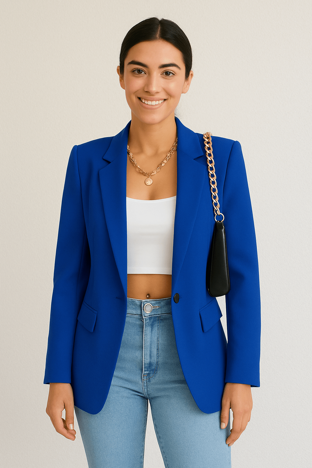 Damenmode Blazer – Maßgeschneiderte Streetwear-Chic Jacke