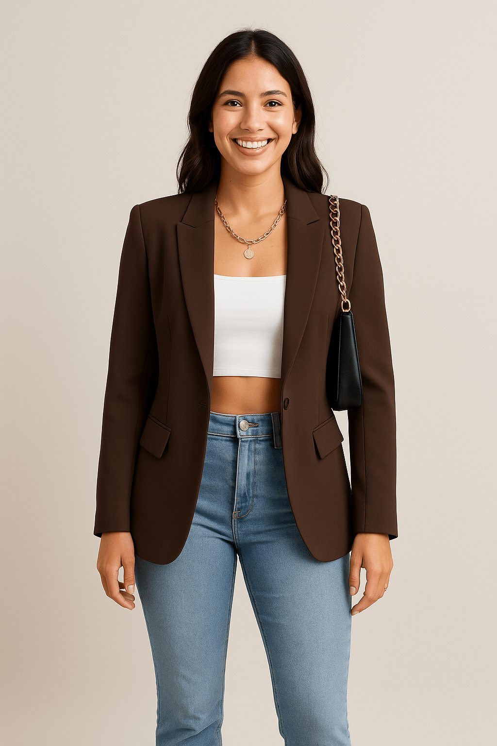Damenmode Blazer – Maßgeschneiderte Streetwear-Chic Jacke