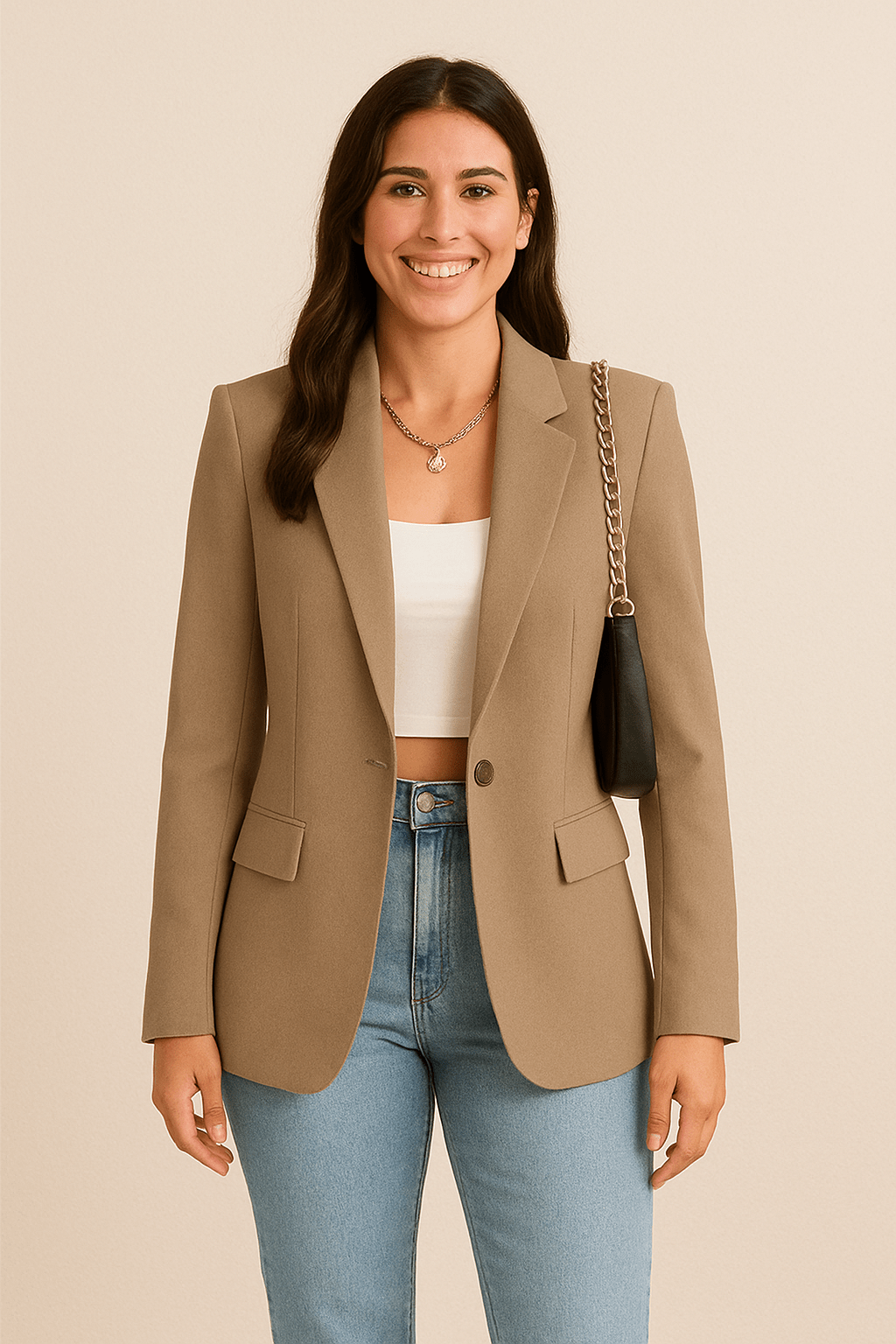 Damenmode Blazer – Maßgeschneiderte Streetwear-Chic Jacke