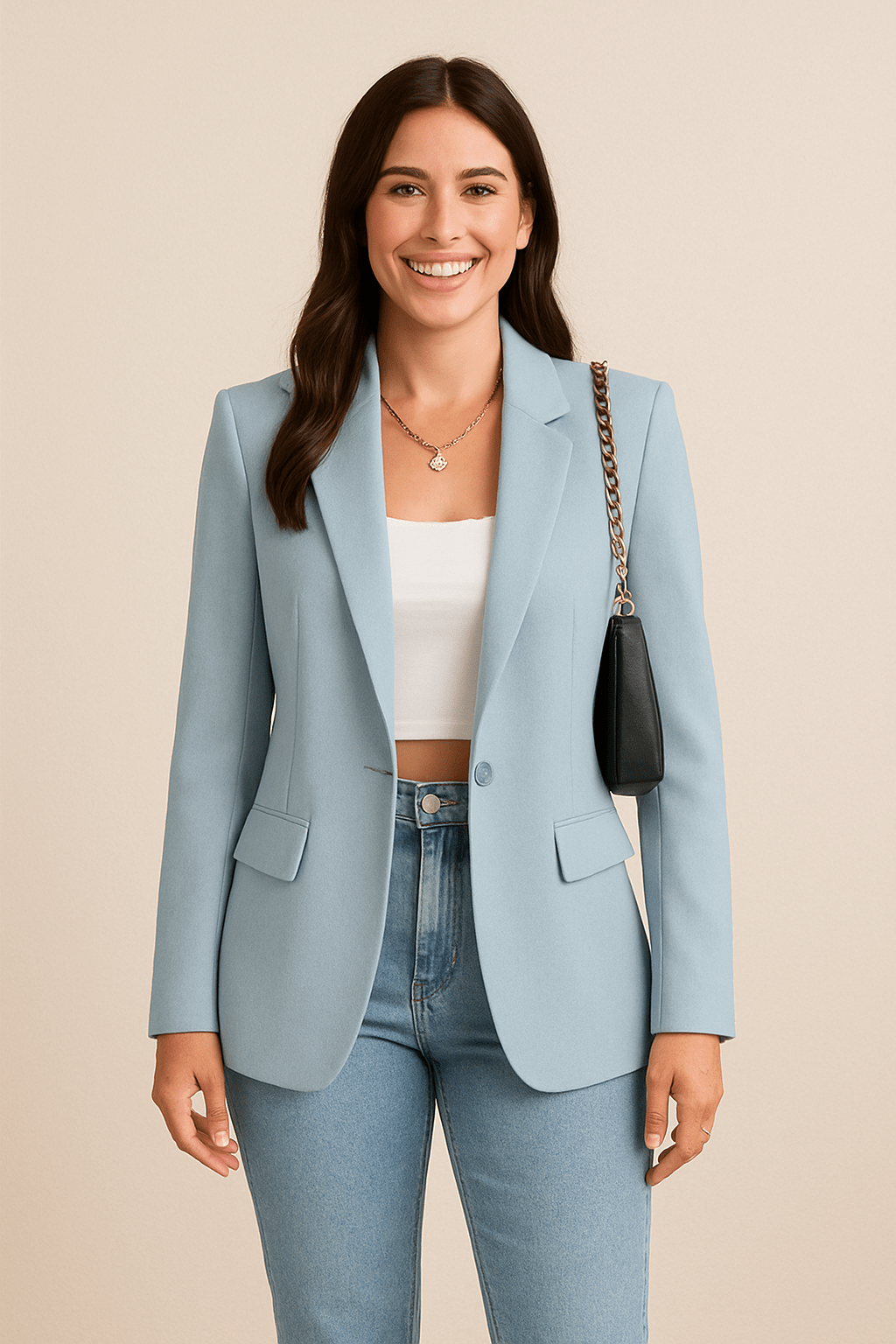 Damenmode Blazer – Maßgeschneiderte Streetwear-Chic Jacke