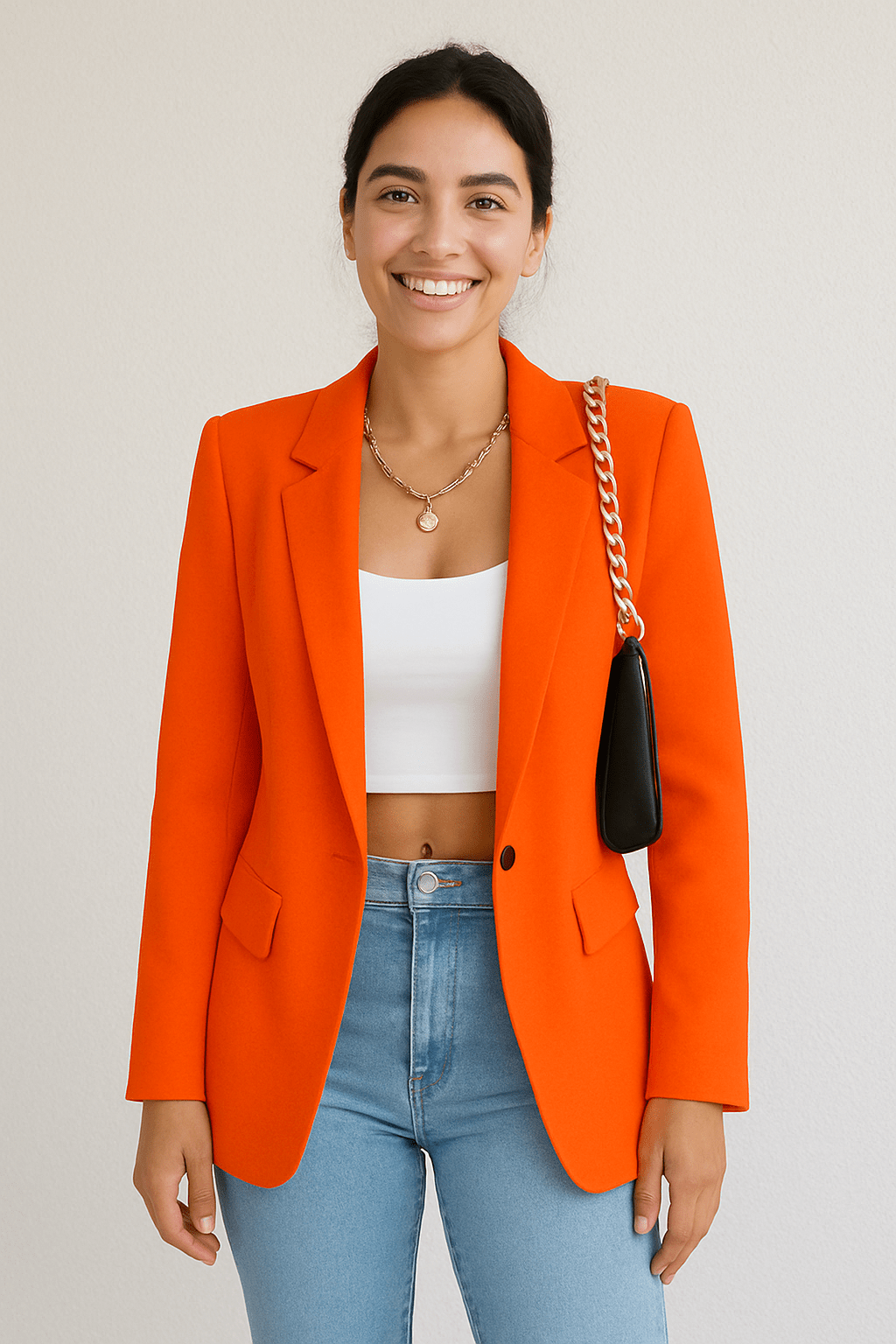 Damenmode Blazer – Maßgeschneiderte Streetwear-Chic Jacke