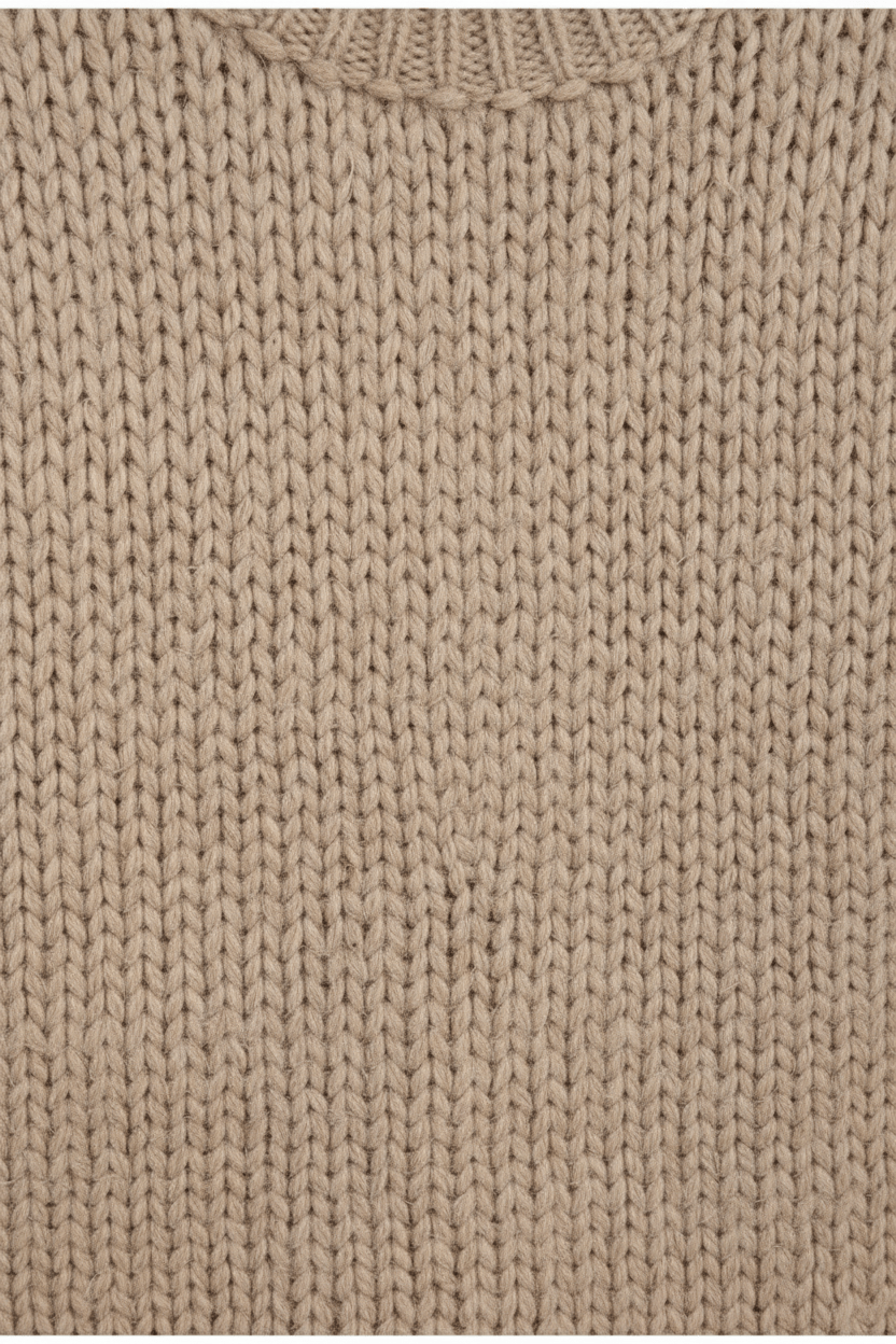 Oversized Strickpullover für Damen mit Ballonärmeln