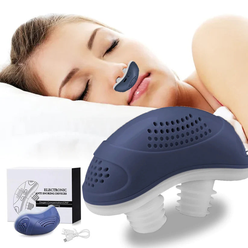 SleepAir Micro CPAP Schlafapnoe-Gerät – Kompakt für Reisen & Anti-Schnarchen - CPAP-Alternative