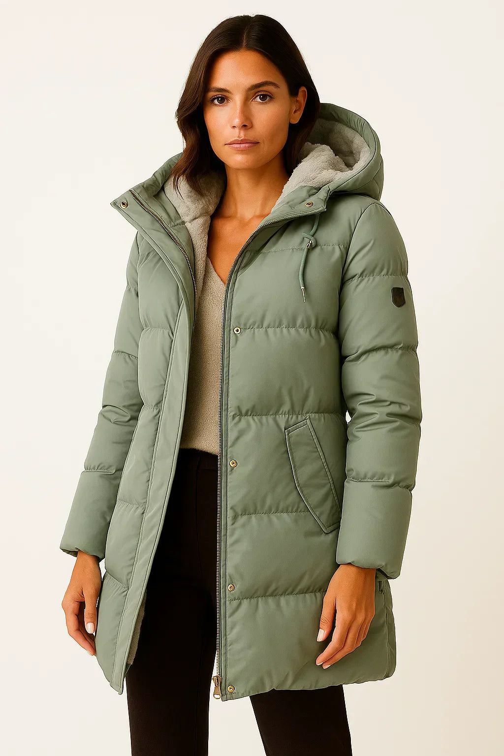 Damen Pufferjacke – Isolierte Winterjacke für Herbst und Winter