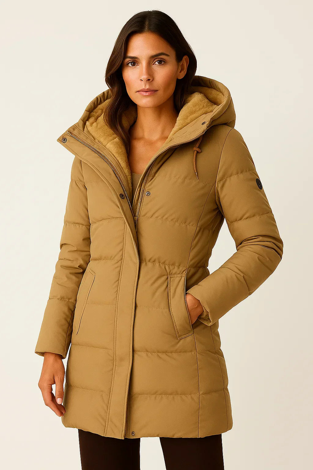 Damen Pufferjacke – Isolierte Winterjacke für Herbst und Winter
